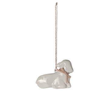 Paasornament - Lammetje poederroze